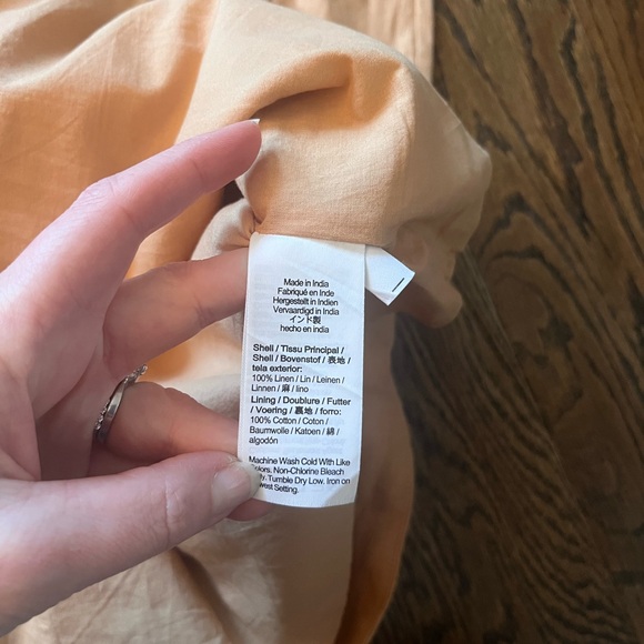 J.Crew Button-Back 100% Linen Shift Dress - Picture 7 of 11